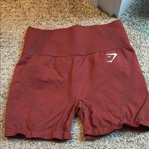 Gymshark Women's Red Seamless Shorts